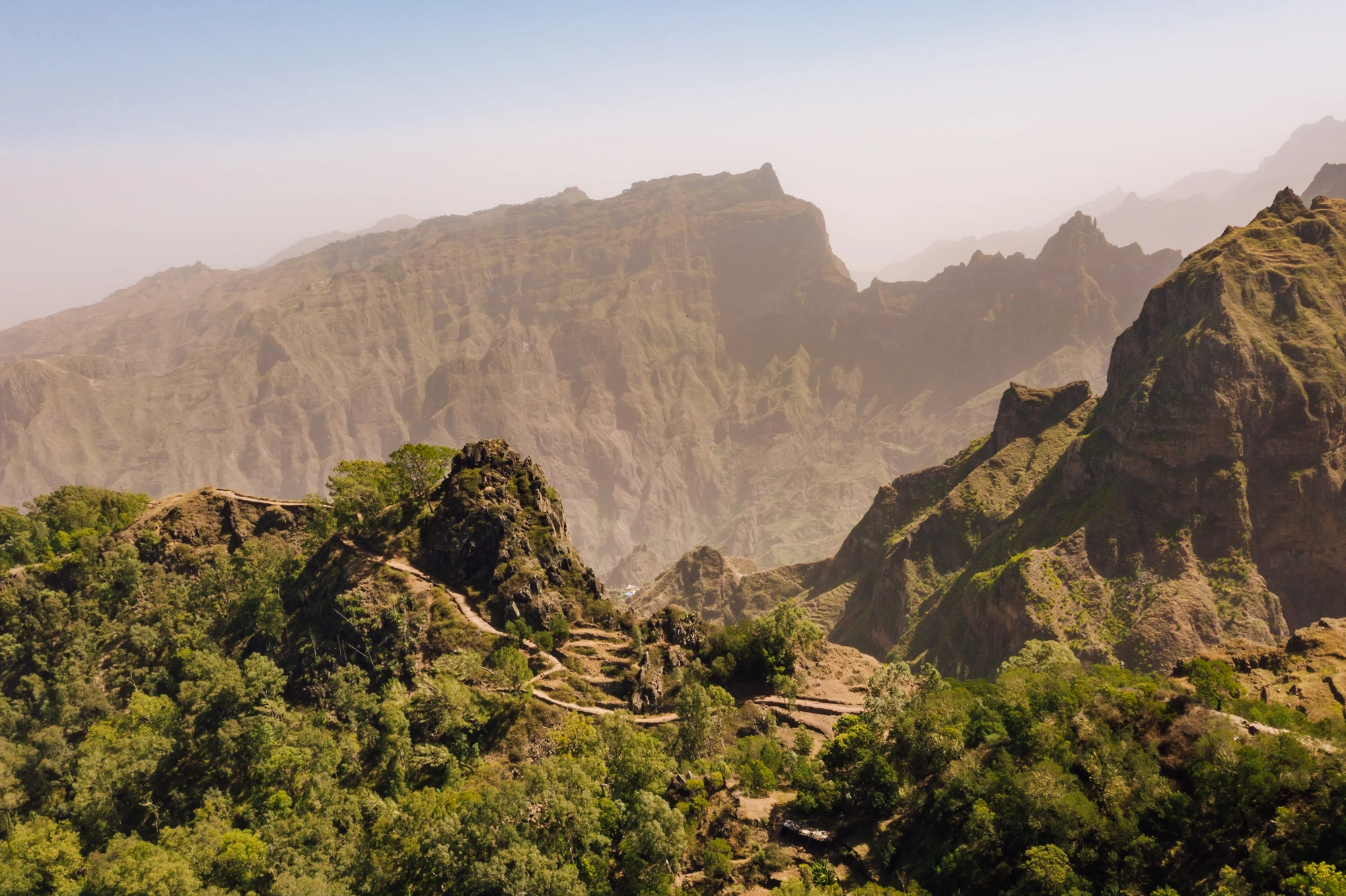 Cape Verde property for sale, coastal village at the foot of the São Vicente mountains
