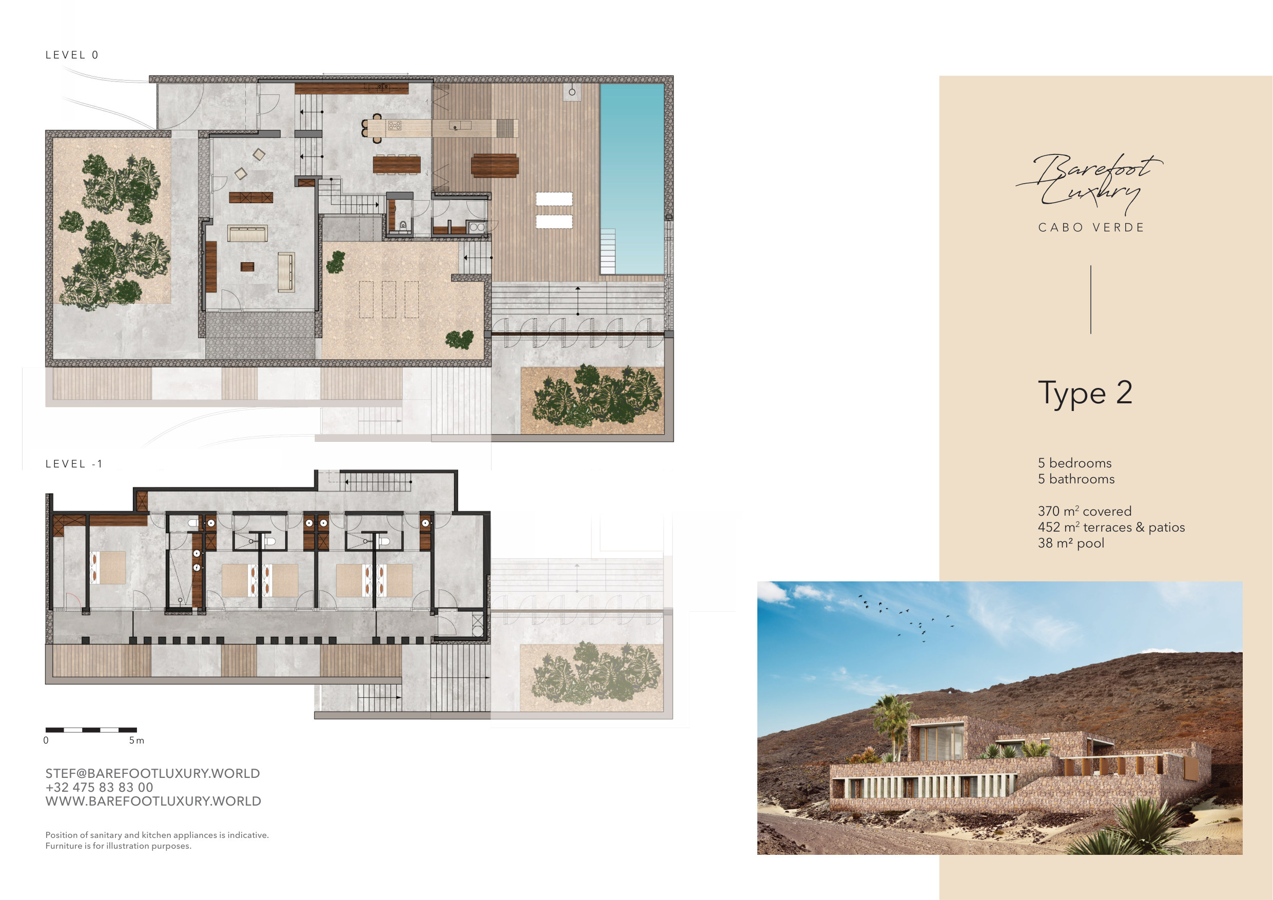 Villa Type 2 — architectural floor plan